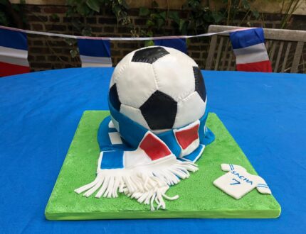 french football cake - cake of the month april 2019 - cakeflix