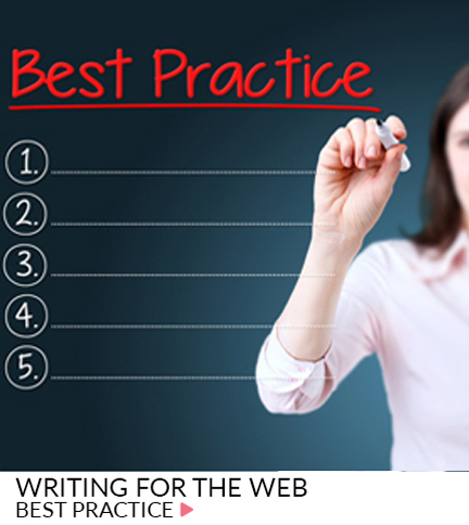 Writing for the web – Best Practice