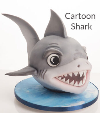 cartoon shark cake tutorial