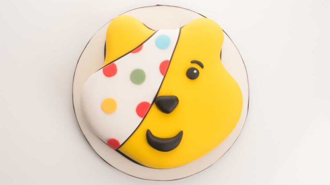 pudsey bear cake tutorial