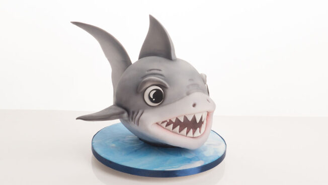 baby shark cake tutorial