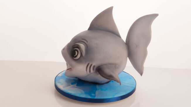 cartoon shark cake tutorial