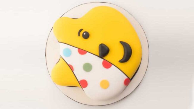 pudsey bear cake tutorial for cake international 2019