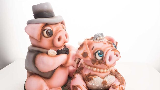 channel 4 extreme cake makers tutorial wedding pig cake tutorial with Molly Robbins