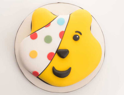 pudsey bear cake tutorial - cakeflix - children in need