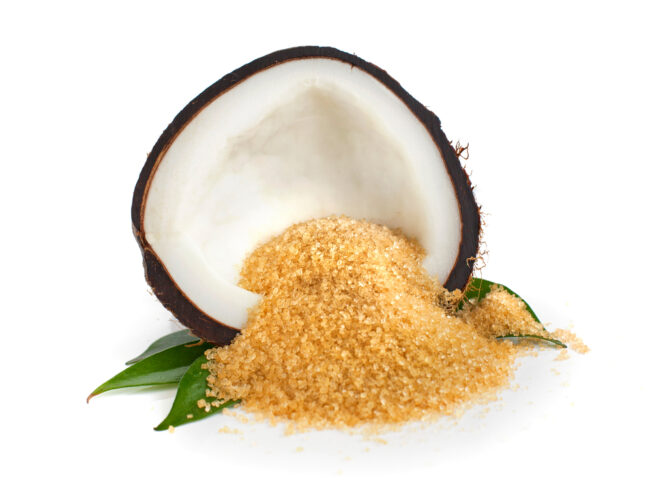 coconut sugar - alternatives to sugar in cakes