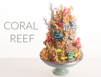 Coral Reef Cake Tutorial with Paul Bradford - CakeFlix