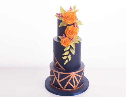 geometric wedding cake tutorial