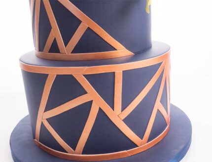 natalie porter - geometric cake tutorial