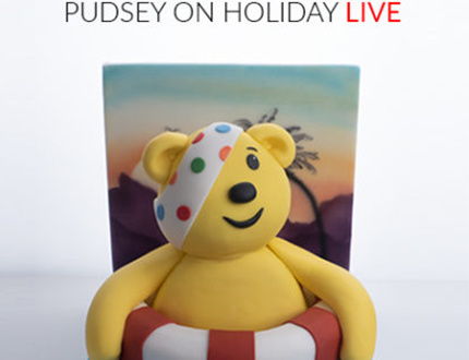 Pudsey on holiday