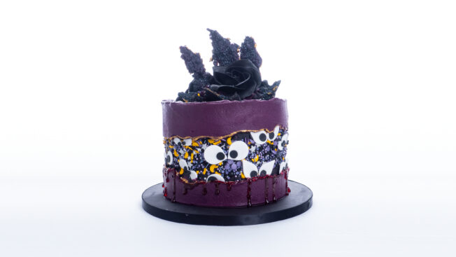 Halloween Fault Line Cake