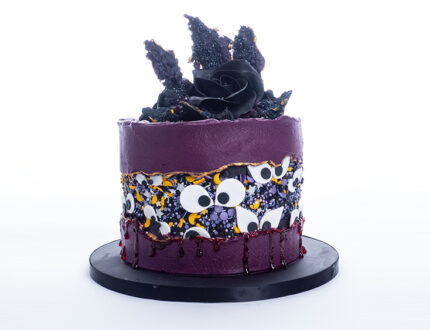 Halloween Fault Line Cake