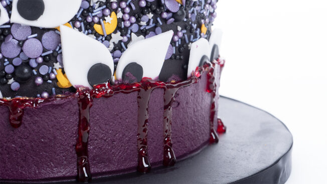 Halloween Fault Line Cake