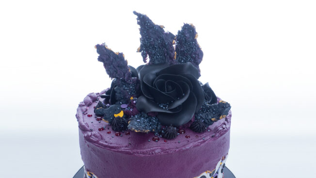 Halloween Fault Line Cake