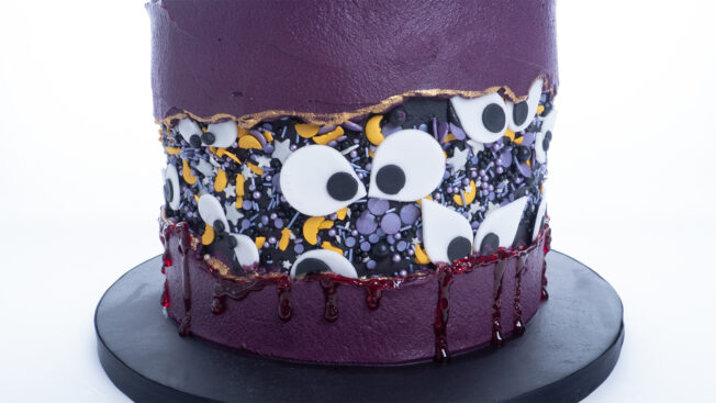 Halloween Fault Line Cake