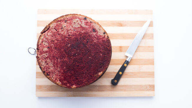 Red Velvet and White Chocolate Mud Cake