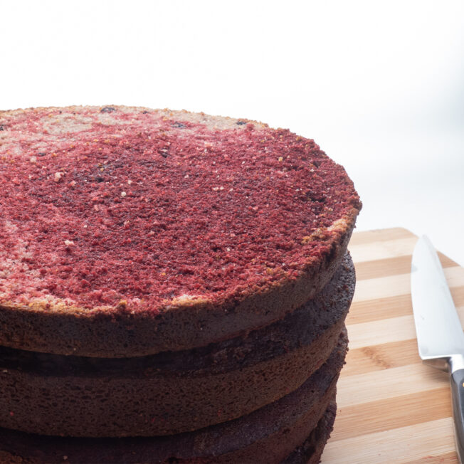 Red Velvet and White Chocolate Mud Cake
