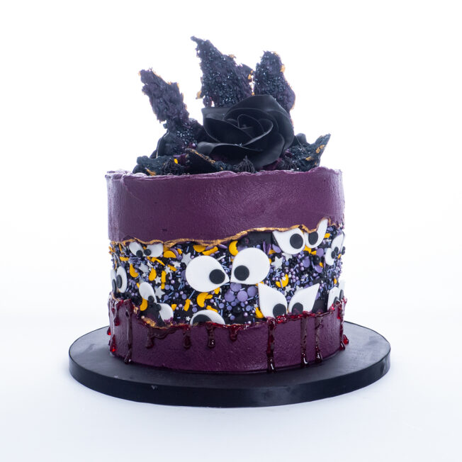 Halloween Fault Line Cake