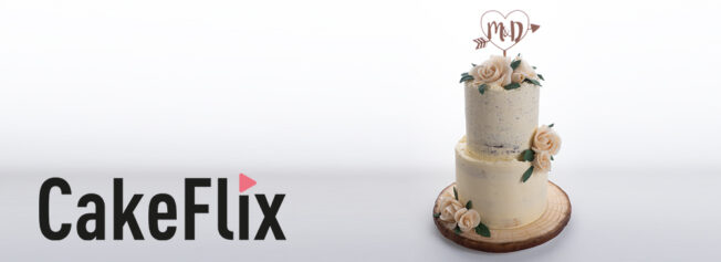 naked buttercream wedding cake