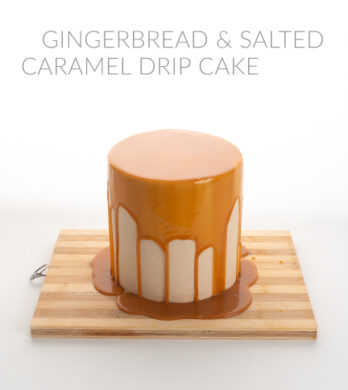 salted caramel drip cake