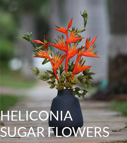 Heliconias Sugar Flowers