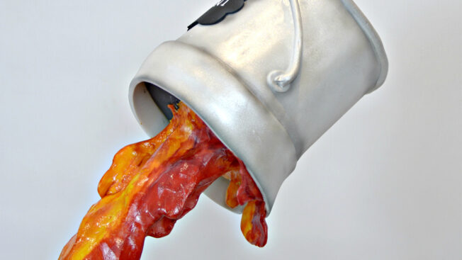pouring paints