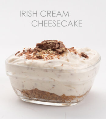 Irish cream cheesecake