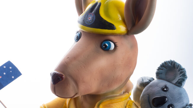 kangaroo fire fighter