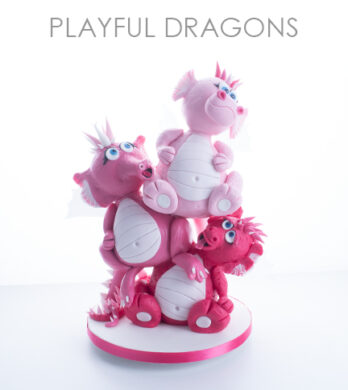 playful dragons