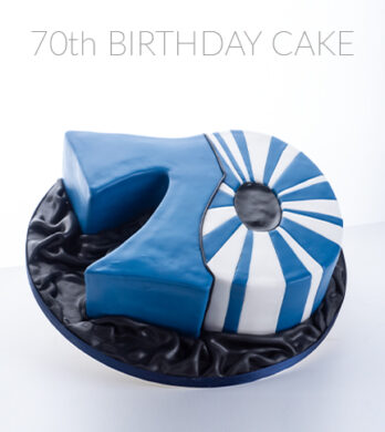 70th birthday cake
