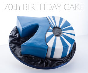 70th birthday cake