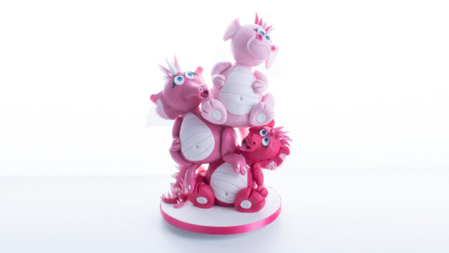 playful dragons