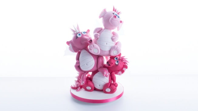 playful dragons
