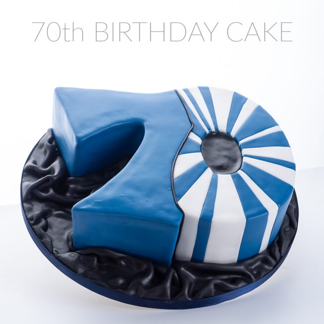 70th birthday cake