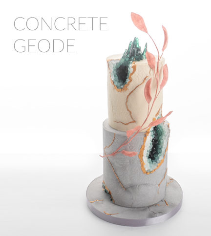 Concrete Geode – Bite Sized