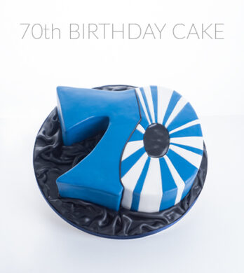 70th birthday cake