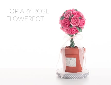 Topiary Rose Flowerpot