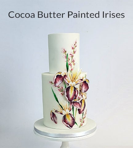 Cocoa Butter Painted Irises