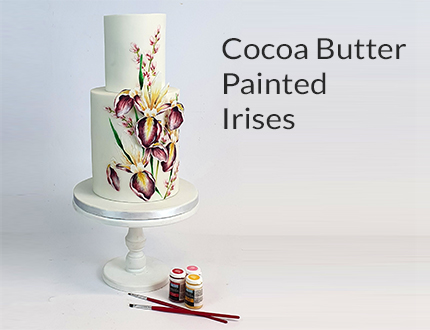 Cocoa Butter Painted Irises