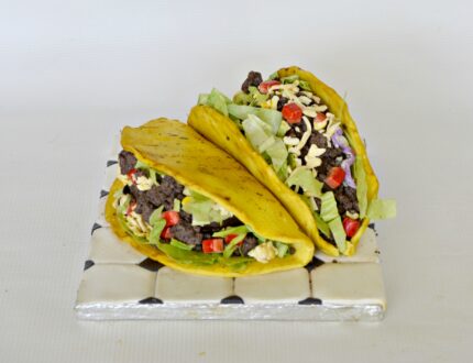 Taco Cake Tutorial by Zoe Burmester