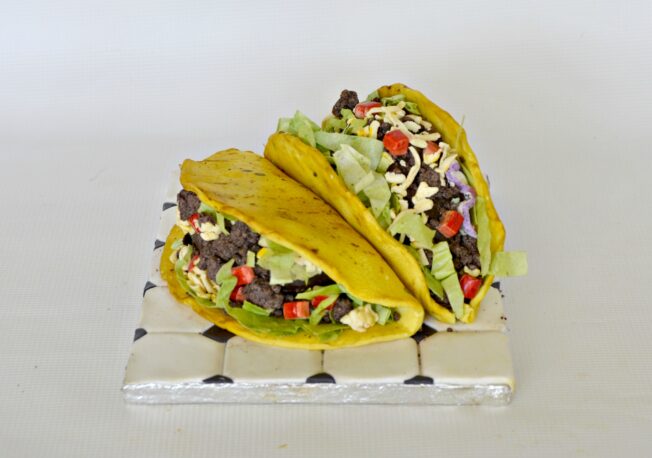 Taco Cake Tutorial by Zoe Burmester