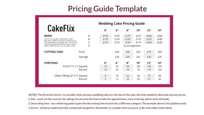 Pricing Template