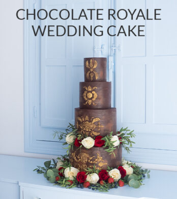 chocolate royale wedding cake