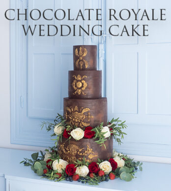 chocolate royale wedding cake