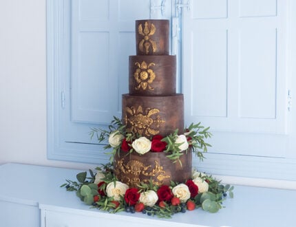 chocolate royale wedding cake