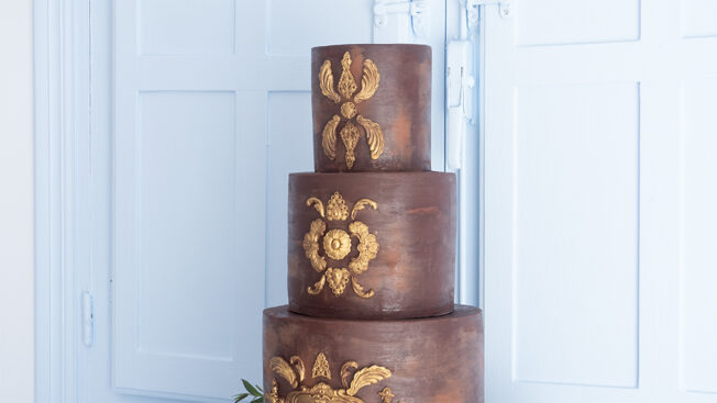 chocolate royale wedding cake