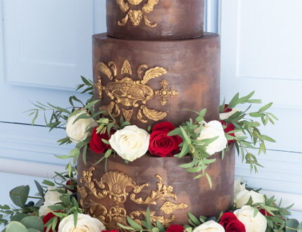 chocolate royale wedding cake