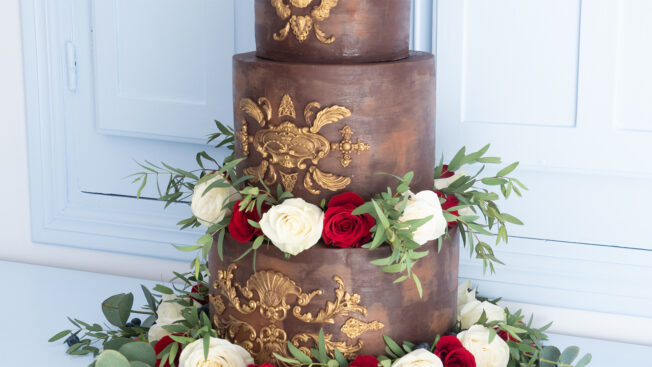 chocolate royale wedding cake