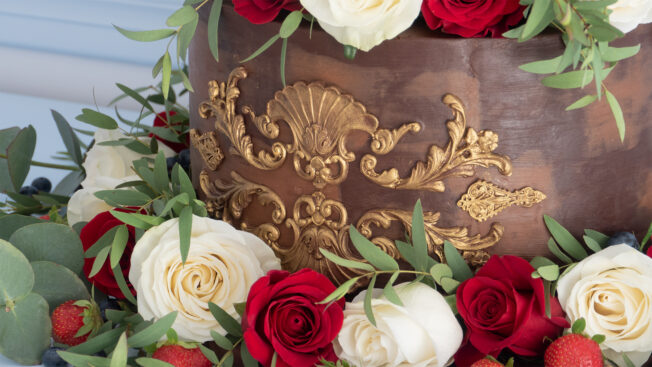 chocolate royale wedding cake