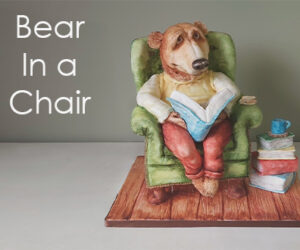 bear in a chair